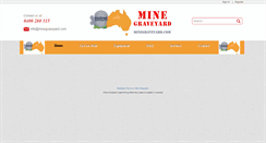Desktop Screenshot of minegraveyard.com