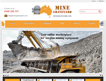 Tablet Screenshot of minegraveyard.com